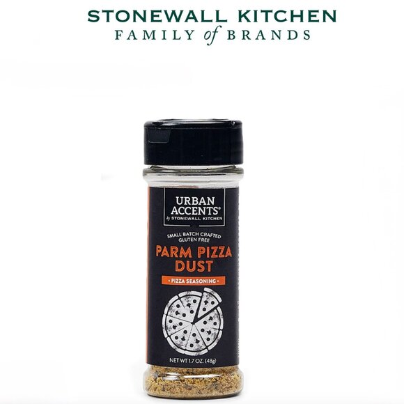 NWT Stonewall Kitchen Pizza Seasonings SET of 2 (Herby Garlic & Parm Pizza Dust) - Picture 3 of 11